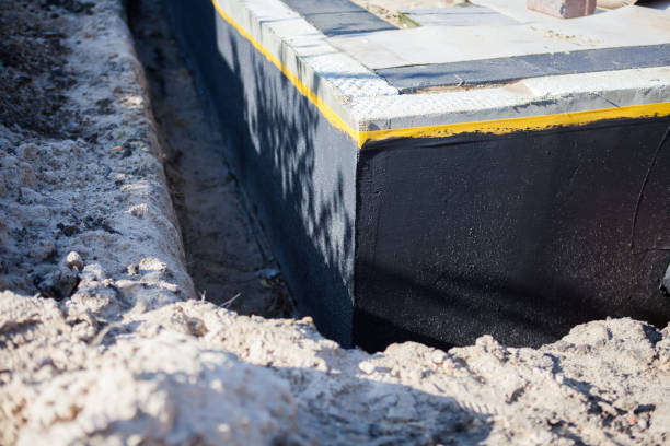Residential Exterior Waterproofing installation at a Windsor, VA home by SJ Waterproofing Pros